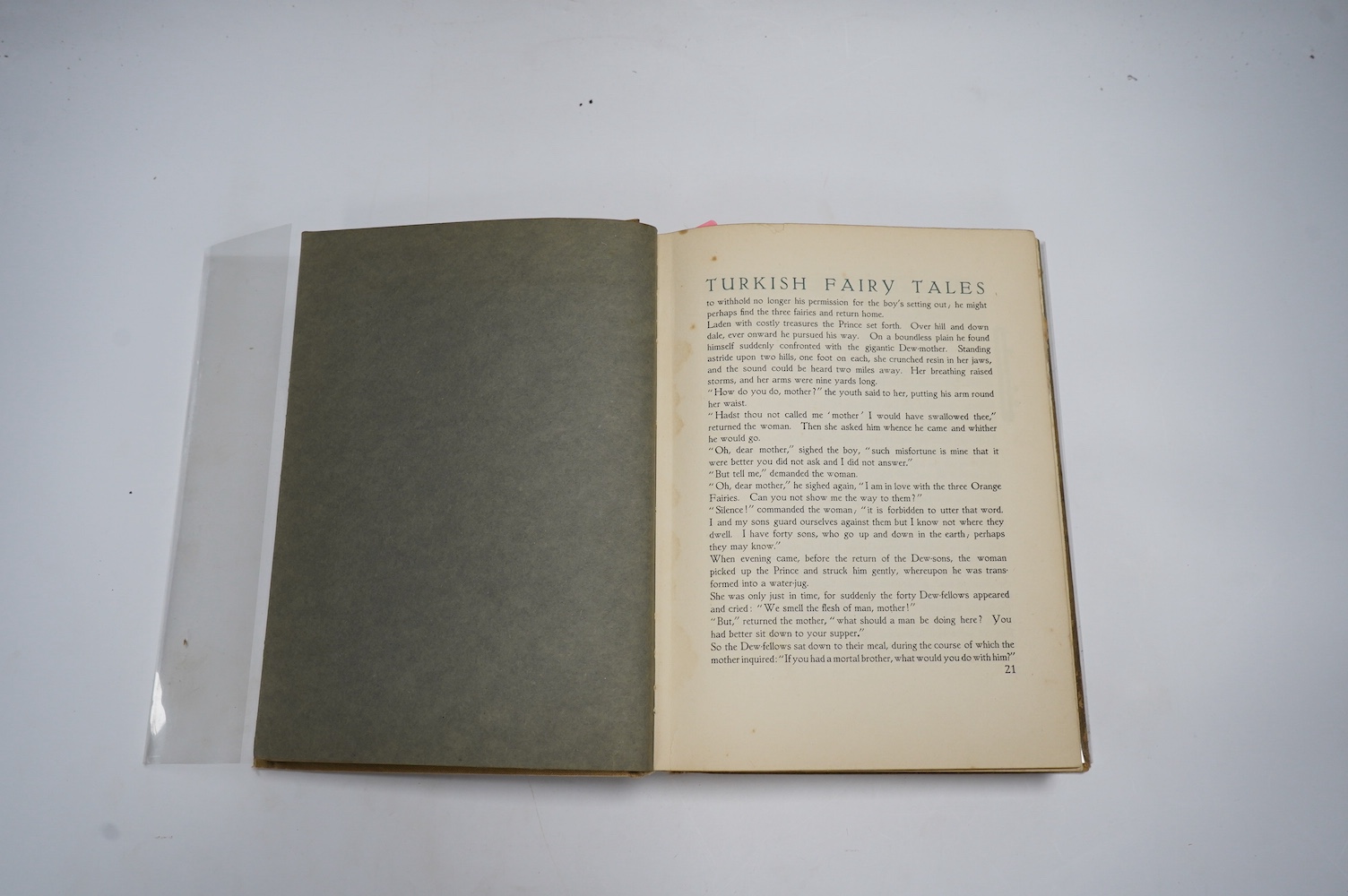 Colour plate books - 9 works - Kúnos, Ignácz (editor) - Forty-Four Turkish Fairy Tales, illustrated by Willy Pogany, with 16 tipped-in colour plates, [1913] and Bates, H.E - Down the River, illustrated by Agnes Miller Pa